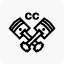 Engine Capacity Icon